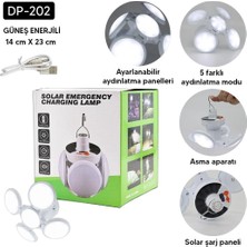 Mossem 4lü Katlanır Solar Lamba
