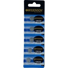 Mossem Wılkınson 1216 3V Lityum Düğme Pil 5'li Paket