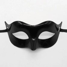 Mossem Siyah Renk Masquerade Kostüm Partisi Venedik Balo Maskesi