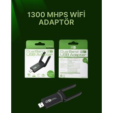 Mossem USB 3.0 Wireless Adaptör – 2.4ghz & 5ghz Destekli
