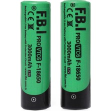 Mossem Vtc6 18650 3.7V 3000MAH 30A Li-Ion Şarjlı Pil + Pil Taşıma Kutusu 2'li Set