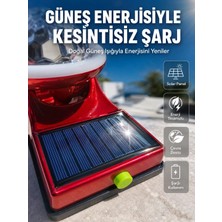 Mossem Taşınabilir Solar LED Parti Lambası USB Şarjlı Renkli Dekoratif Aydınlatma