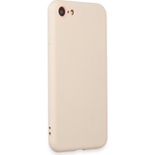 Bezos iPhone 7 Kılıf First Silikon - Krem