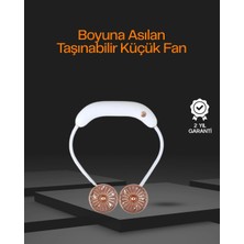 Mossem 5 Kanatlı Sessiz Mini Fan 3 Vitesli Katlanabilir Asılabilir