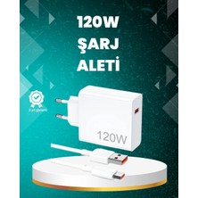 Mossem 120 Watt Güçlü Hızlı Şarj Adaptörü Huawei P30 P40 Mate 20 Pro Uyumlu