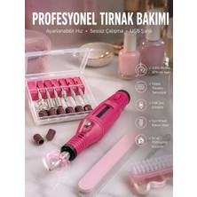 Mossem Protez Tırnak Manikür ve Pedikür Seti Elektrikli