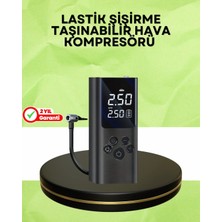 Mossem USB Şarjlı Taşınabilir Hava Kompresörü Dijital Ekranlı