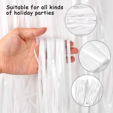 Mossem Soft Beyaz Renk Duvar ve Kapı Perdesi Ithal 100X200 cm
