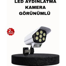 Mossem Güneş Enerjili Güvenlik Işığı Dış Mekan 5 Eksen Ayarlı ve Pır Hareket Sensörlü