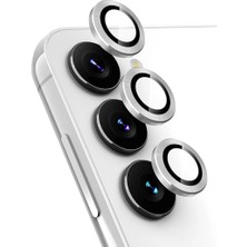 Mossem Samsung Galaxy A25 5g Valdez Metal Kamera Lens - Gümüş