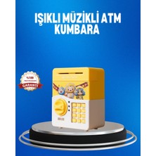 Mossem Çocuklar Için Sarı Elektronik Şifreli Para Biriktirme Kumbarası