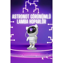 Mossem Astronot Şeklinde Bluetooth Hoparlör Gökyüzü Kumandalı Aydınlatma Lamba