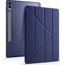 Mossem Samsung Galaxy X610 Tab S9 Fe Plus 12.4 Kılıf Kalemlikli Mars Tablet Kılıfı - Lacivert