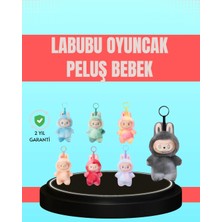 Mossem Yumuşak Kumaşlı 20 cm Labubu Peluş – 3 Yaş Üzeri Uygun