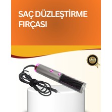 Mossem Çok Yönlü Kullanıma Uygun Saç Kurutma ve Düzleştirme Fırçası