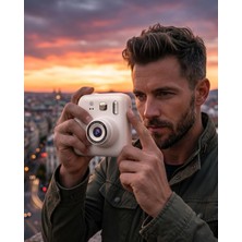 Mossem Eğlenceli Baskılı Çocuk Fotoğraf Makinesi Video Çekim 4 Rulo Kağıt 5 Kalem Set