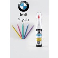 COLORGUARD BMW 668 Siyah Rötuş Boyası ve 5'li Rötuş Çubuğu Hassas Uygulama Seti
