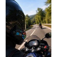 Mossem Motosiklet Kask Kamera Sistemi Gece Görüş Destekli Bluetooth ve Uzun Pil