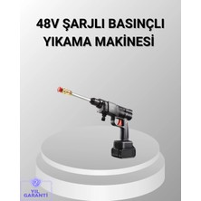 Mossem 48V Kablosuz Yıkama Makinesi – 2 Pil, Köpük Tankı ve Ayarlanabilir