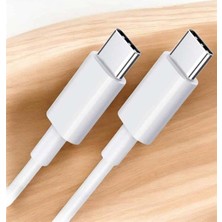 Mossem Ios Uyumlu Type-C Girişli Hızlı Şarj 15/15 Pro Max Adaptör ve Kablosu