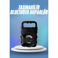 Mossem Bluetooth Hoparlör Android ve Ios Uyumlu Ses Bombası USB Girişli Taşınabilir