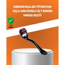 Mossem 540 Iğneli Titanyum Dermaroller Profesyonel Ev Tipi Cilt Yenileme Aparatı