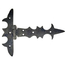 Mossem Antika Tarz Dekoratif Pirinç Kuyruklu Lale Menteşe - 147X193 Mm, Oksit