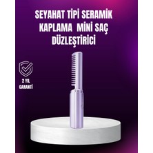Mossem Kablosuz USB Şarjlı Saç Düzleştirici Tarak – Seyahat Boy