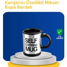 Mossem Pratik ve Dayanıklı Termos Kupa | Tek Tuşla Otomatik Karıştırma
