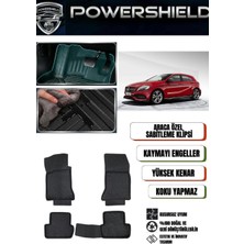 POWERSHIELD Mercedes-Benz A Serisi 2013-2018 Arası Uyumlu Araca Özel Premium 5D Havuzlu Oto Paspas Takımı