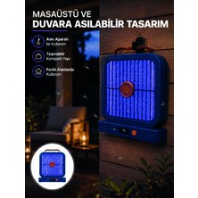 Mossem Taşınabilir Şarjlı Sivrisinek Öldürücü Uv Işıklı Mavi Model