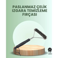 Mossem Barbekü ve Mangal Için Tel Izgara Temizleyici Fırça