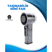 Mossem Taşınabilir El Fanı 100 Seviyeli Rüzgar Hızı Ayarı Sessiz Çalışma - Dijital Ekranlı