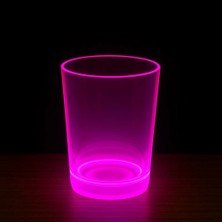 Mossem Partyglow Neon Pembe Bardak 8.5 x 10.5 cm