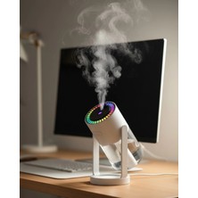Mossem Yıldızlı Projektör Hava Nemlendirici Ultrasonik Buhar ve Rgb Işık