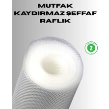 Mossem Kaydırmaz Şeffaf Raflık Çekmece Örtüsü 45X300 cm