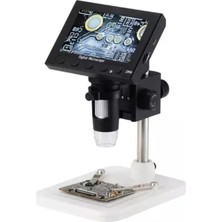 Mossem Nikula- 1000X 2.0mp USB Dijital Elektronik Mikroskop 8 LCD Ekran VGA Büyüteç Dm4-S