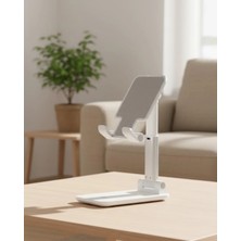 Mossem Kaymaz Silikon Yüzeyli Ergonomik Telefon Standı