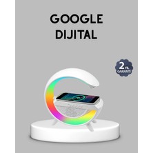 Mossem Kablosuz Şarjlı Bluetooth Hoparlör ve Gece Lambası – Nfc, Fm Radyo, Rgb Işık