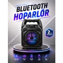 Mossem Güçlü ve Şarj Edilebilir Bluetooth Hoparlör 6.5 Inç