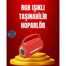 Mossem Suya Dayanıklı 20W Rgb Hoparlör Bluetooth, Usb, Sd Kart ve Aux Girişli