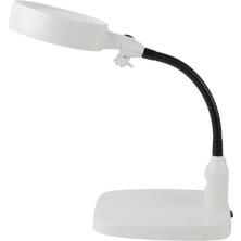Mossem Masaüstü 10X LED Işıklı Büyüteç Okuma El Sanatları Onarım Büyüteç 7765