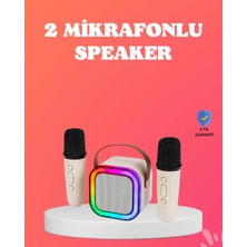 Mossem Bluetooth 5.0 Destekli Kablosuz Karaoke Hoparlör