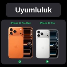 Bg Store Safir Temperli Kamera Lens Koruyucu, iPhone 17 Pro Max ve iPhone 17 Pro ile Uyumlu (Abis)