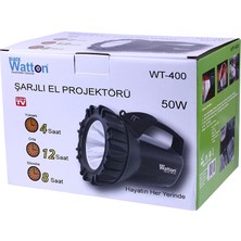 Mossem Şarjlı 50 W Büyük Fener WT-400
