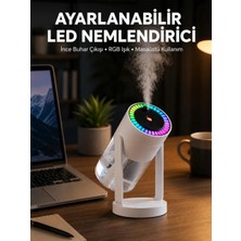 Hsc Bilişim Rgb Işıklı Hava Nemlendirici Ultrasonik Teknoloji ve Portatif Tasarım Yeni Nesil