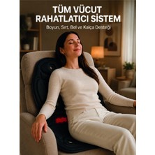 Titreşimli Isıtmalı Koltuk Tipi Masaj Minderi Ergonomik Tasarım