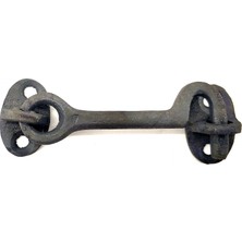 Mossem Antika Tarz Dekoratif Pirinç Çengeli - 8,5cm, Oksit