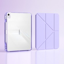 Fogy Huawei Matepad 11.5/11.5s Ile Uyumlu Kılıf Magnetik Kalem Şarj Bölmeli Uyku Modlu Şeffaf Pu Kapak