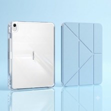 Fogy Huawei Matepad 11.5/11.5s Ile Uyumlu Kılıf Magnetik Kalem Şarj Bölmeli Uyku Modlu Şeffaf Pu Kapak